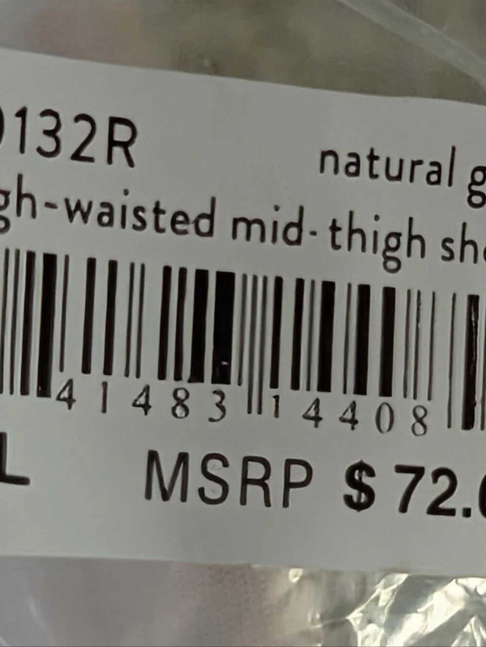 SPANX High-Waist Shaping Shorts in Light Beige